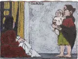 Domenico Cantatore, Interno con figure