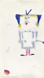 Casalinga by Pino Pascali, 1963, pastelli a cera and grafite on paper, offered May 2015