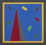 Cuneo by Franco Angeli, 1988, enamel on canvas, offered May 2015