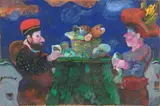 Due sulla spiaggia by Antonio Possenti, oil on panel, offered May 2015