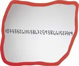 Michelangelo Pistoletto, Frattale, 1999, acrylic on specchio sagomato