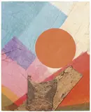 Roberto Crippa, Senza titolo, 1969, collage on panel