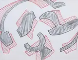 Carla Accardi, Disegno, 2005, mixed media on paper