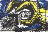 Vinicio Berti, Antagonismo costruttivo, 1986, acrylic on canvas