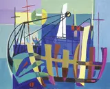 Antonio Corpora, Senza titolo, oil on canvas