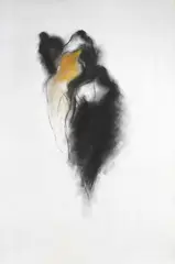 Claudio Parmiggiani, Senza titolo, 1983, pastel and pigmenti on paper