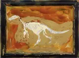 Senza titolo by Mario Schifano, 1991, enamel and acrylic on canvas in cornice d'artista, offered May 2015