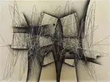 Roberto Crippa, Spirale, 1951, oil on canvas
