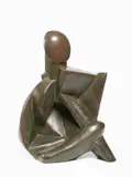 Mino Rosso, Figura, 1931, scultura in bronze