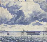 Teodoro Wolf Ferrari, Venezia, 1935, oil on panel