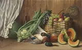 Giacomo Grosso, Natura morta, oil on canvas