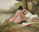 Aldo Affortunati, Ragazze sulla riva