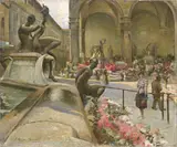 Filippo Marfori Savini, Firenze, Piazza della Signoria