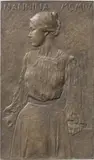 Domenico Trentacoste, Nannina, 1904, bassorilievo in bronze