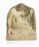 Antonio Maraini, Maternità, 1920, Scultura in terracotta dipinta