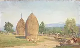 Giovanni Malesci, Dintorni livornesi, 1928, oil on panel