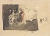 Domenico Morelli, Bozzetto per il «Cristo deriso»