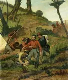 Garibaldi ad Aspromonte by Giovanni Fattori, 1862, oil on canvas, offered Apr 2015