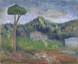 Paesaggio by Carlo Carrà, 1939, oil on canvas, offered Nov 2014
