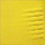 Giallo by Agostino Bonalumi, 1978, Tela estroflessa e tempera vinilica, offered Nov 2014