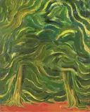 Alberi by Virgilio Guidi, 1973, oil on canvas, offered Nov 2014