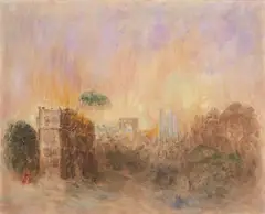 André Masson, Rome, 1953, oil on canvas