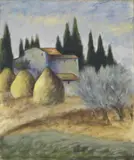 Paesaggio by Ottone Rosai, 1938, oil on canvas, offered Nov 2014