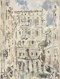 Veduta di Venezia by Filippo de Pisis, 1947, oil on canvas, offered Nov 2014