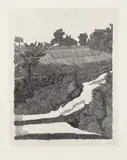 Giorgio Morandi, Paesaggio di Grizzana, 1932, etching