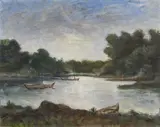 Fiumetto by Carlo Carrà, 1948, oil on canvas, offered Nov 2014