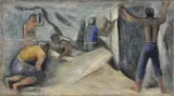 Carlo Carrà, Il taglio dei marmi