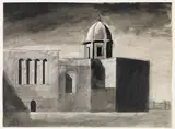 Paesaggio urbano by Mario Sironi, 1924, grafite and biacca on paper, offered Nov 2014