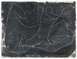 Marino Marini, Giocoliere e Cavallo, tempera on paper