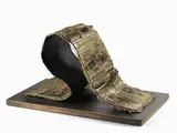 Foglio N. 1/A by Arnaldo Pomodoro, 1966, scultura in bronze a patina dorata, offered Nov 2014