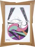 Giacomo Balla, Bozzetto di borsetta, screenprint a colori