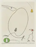 Max Ernst, La cloche, 1967, etching and acquatinta