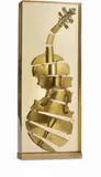 Do, Re, Mi, Fa, Sol, La, Si, Do by Arman, scultura in bronze a patina dorata inclusa in resina and plexiglas, offered Nov 2014