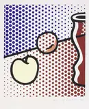 Roy Lichtenstein, Still Life with Red Jar, 1994, screenprint a colori