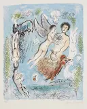 Marc Chagall, L'Île de Poros, 1980, lithograph a colori