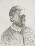 Figura di donna by Ottone Rosai, 1938, pencil on paper, offered Nov 2014