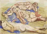 Fausto Pirandello, Tre bagnanti