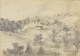 Paesaggio by Ottone Rosai, 1925, charcoal on paper, offered Nov 2014
