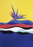 Roberto Crippa, Senza titolo, 1971, collage on cardboard