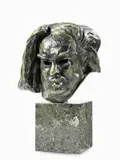 Testa di Balzac by Auguste Rodin, scultura in bronze, offered Nov 2014