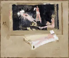 Alberto Gianquinto, W la Repubblica, 1986, oil on canvas