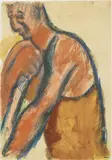 Figura d'uomo by Mario Sironi, 1928, Tempera, offered Nov 2014