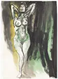 Nudo by Renato Guttuso, 1965, ink on paper, offered Nov 2014