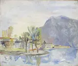 Angelo Del Bon, Paesaggio di Lecco
