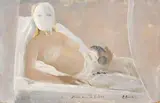 Claudio Bonichi, Studio per la Fortuna, 1986, oil on panel