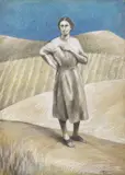 Giuliano Vangi, Donna fra le colline